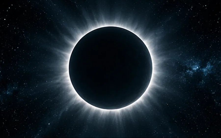 A total solar eclipse