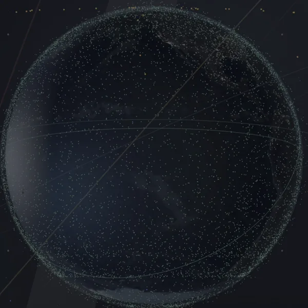 Live satellite tracker globe